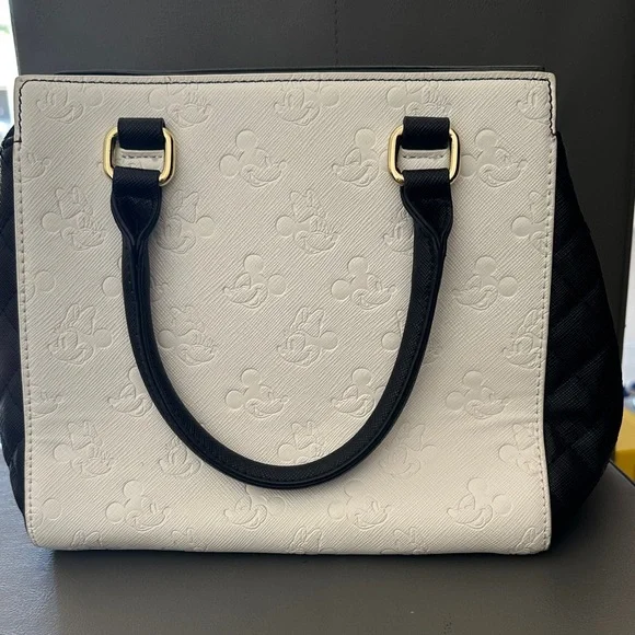 Loungefly Disney Black and White Satchel - Picture 2 of 4